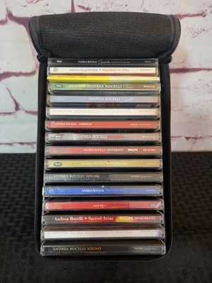 16 x Andrea Bocelli CD Bundle With ToneMaster Carry Case