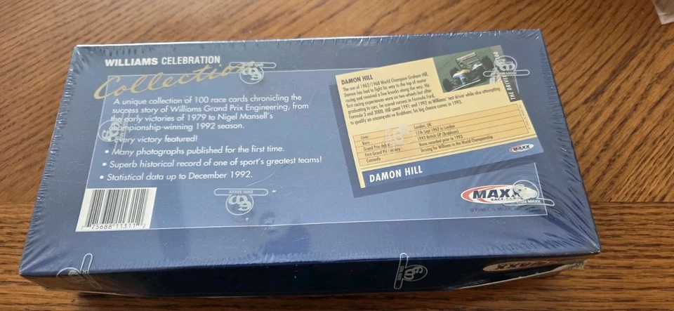 1979-93 F1 Sports Cards Williams Complete Set Sealed Piquet Andretti Mansell - Image 2 of 2