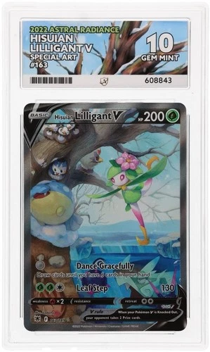 Pokémon TCG Hisuian Lilligant v Card 163/189 Full Art Astral Radiance ACE 10