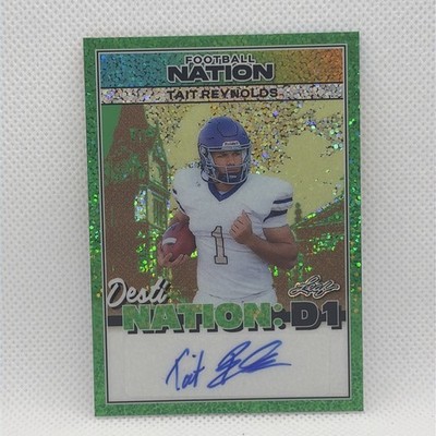 2025 LEAF FOOTBALL NATION TAIT REYNOLDS RC AUTO #4/5 DESTI-NATION Clemson QB!
