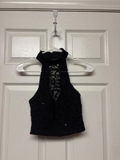 Windsor Formal Dress - Red & Black - Two Piece Set - Size 3/4