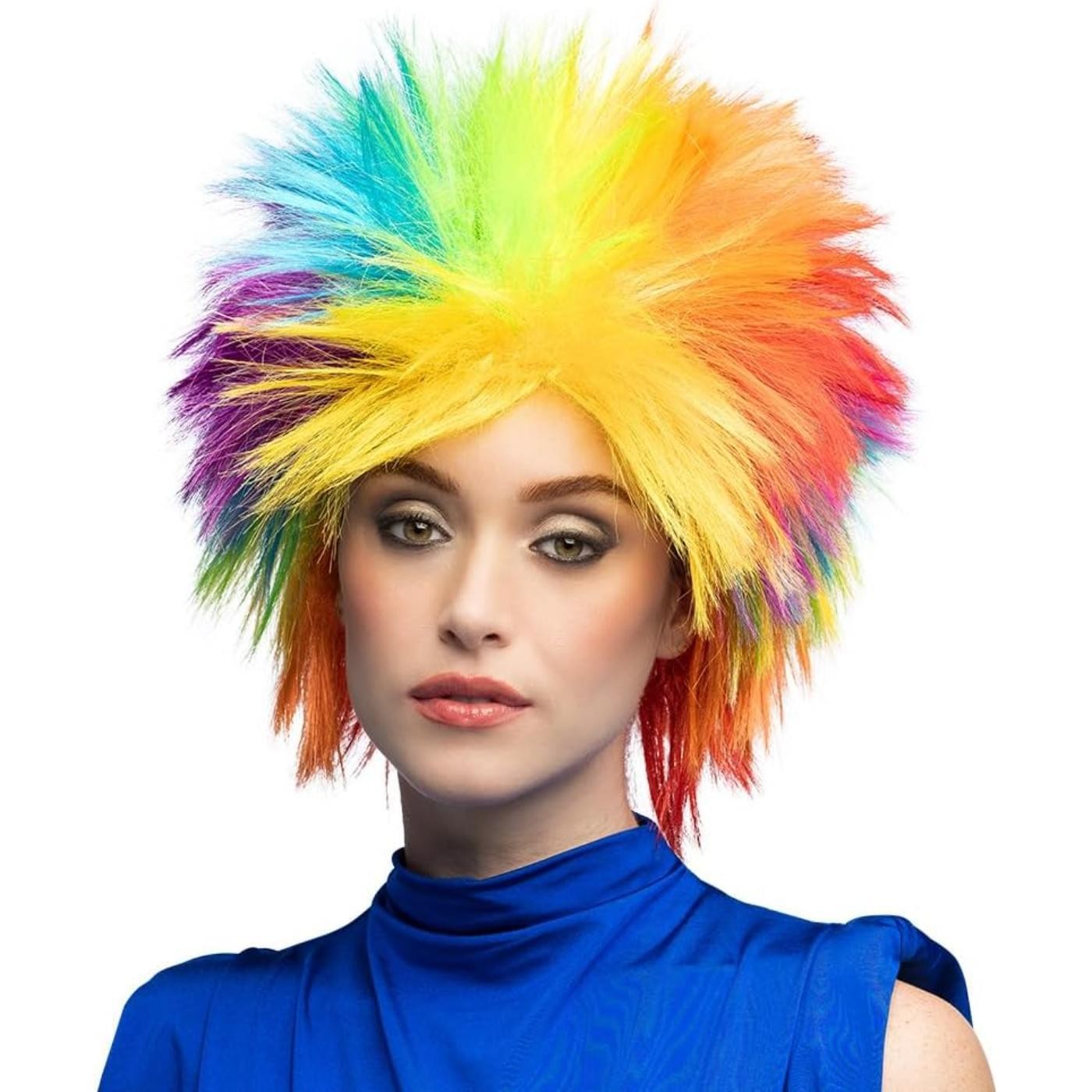 Boland - Rainbow Punk Wig - Adult