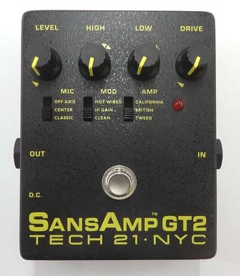 Tech 21 SansAmp GT2 Tube Amp Emulator Pedal - Used, Great Condition!