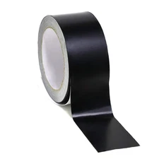 Black Aluminum Foil Tape 2 x 64FT High Temp HVAC Duct Seal Heavy Duty Adhesive