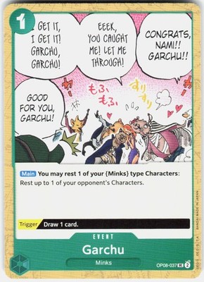 Garchu UC Two Legends OP08-037 NM