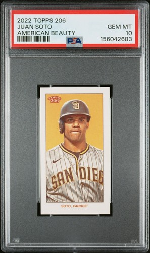 2022 Topps 206 Juan Soto American Beauty /10 PSA 10