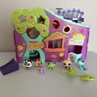 Vintage 2007 Littlest Pet Shop Clubhouse Playset Purple With Pets — photo 1