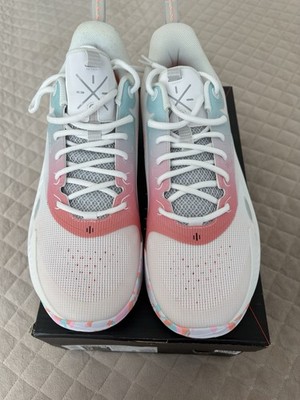 Li-Ning Way of Wade 808 III Men's Basketball Shoes White Pink Blue Low Size 12 