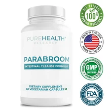 PureHealth Research Parabroom - Gut and Colon Support Cleanse ( Pack of 1 )