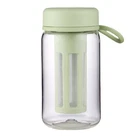 Cold Brew Coffee Maker Travel Tumbler with Soft Silicone Handle Portable8998