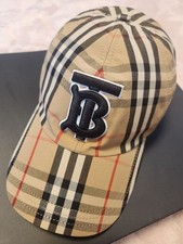 Burberry Cotton Baseball Cap Women Hat Accessory Original Collection