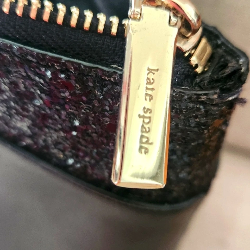 Bolso de Mano Kate Spade Mujer Negro Brillante Doble Correa Foto 3 de 4