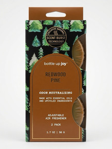 bottle up joy Redwood Pine Air Freshener Adjustable Odor Neutralizer 2Pk 1.7 oz