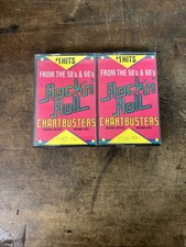  1 Hits From The 50s  60s Rock N  Roll 2 Cassette Tape Set - Chartbusters