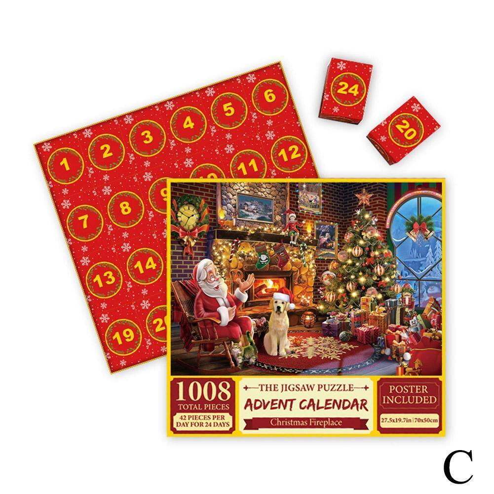 1008Pcs Christmas Advent Calendar Jigsaw Puzzle -NEW. Q6O1 | eBay