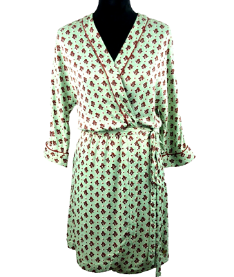 Scotch & Soda Dress Womens XS Green Wrap Style 3/4 Sleeves Contrast Trim  Pockets | eBay