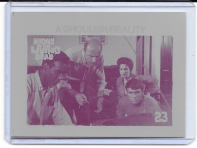 2023 Fright Rags Night of the Living Dead Magenta PRINTING PLATE 1/1 #23 SP RARE