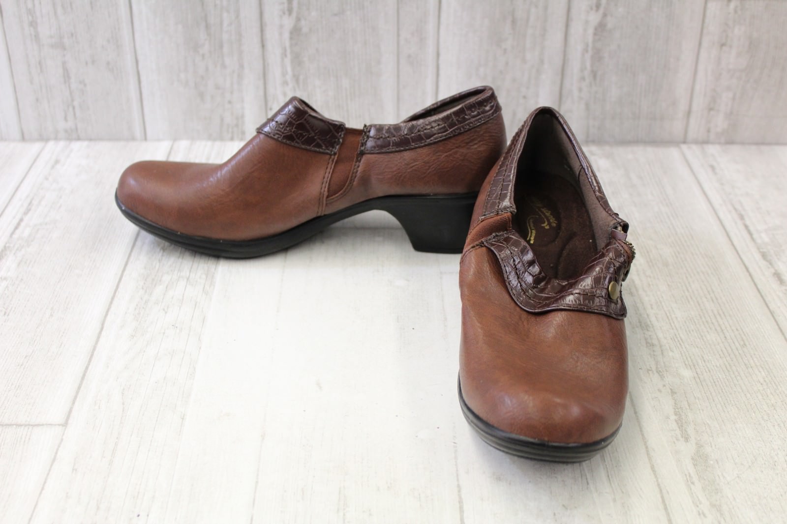 **Easy Street Darcy Booties - Women's Size 8.5 M, Brown **Easy Street Darcy Booties - Women's Size 8.5 M, Brown
