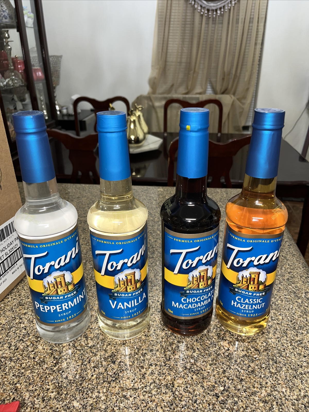 Torani Sugar Free Syrup Variety Pack, 25.4 Fl Oz (Pack of 4)