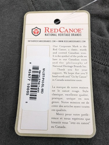 NEW Red Canoe Mens Medium Curtiss P-40 Warhawk Long Sleeve T Shirt World War II - Picture 5 of 14