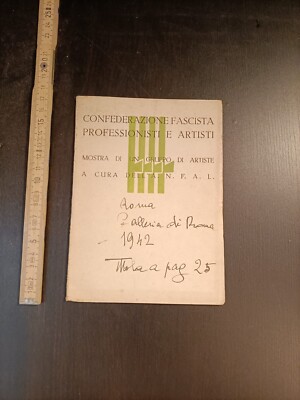 Ausstellung einer Künstlergruppe von A.N.F.A.L. faschistischer Bund - D9