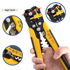 Crimper Cable Cutter Adjustable Automatic Wire Stripper Stripping Pliers Tools