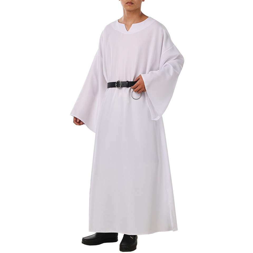 Medieval Men Ritual Robe With Belt Halloween Wicca Pagan Ritual Cosplay ...