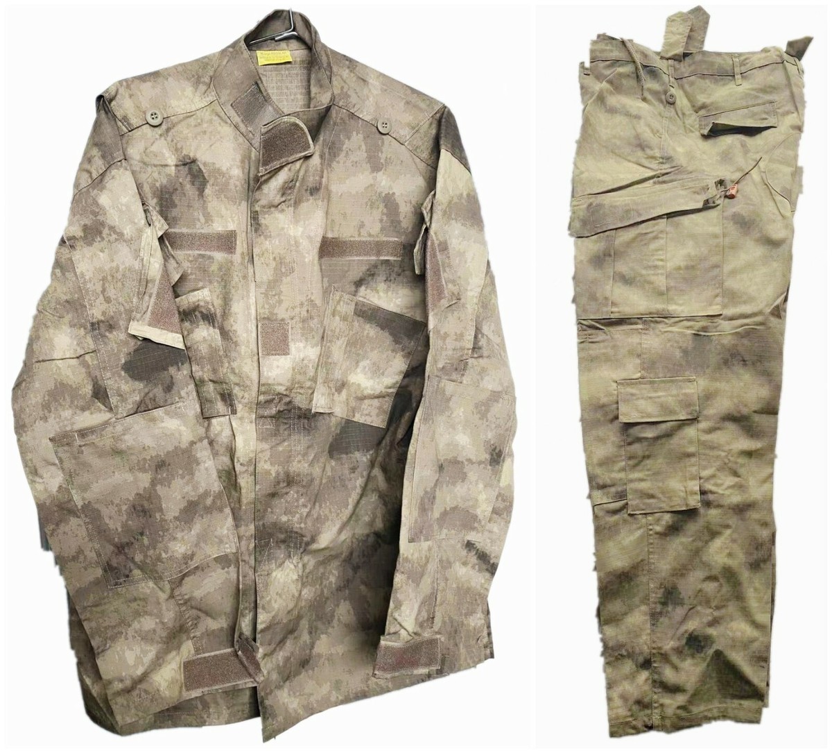 沙漠棕色废墟A-Tacs Atacs 商用迷彩制服夹克裤子| eBay