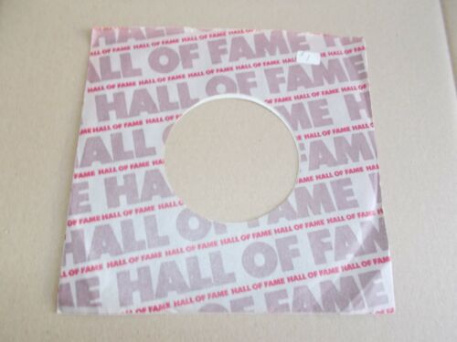 1 X ORIGINAL FACTORY RECORDS SLEEVE 45 RPM -  HALL OF FAME    (212) - Photo 1/2