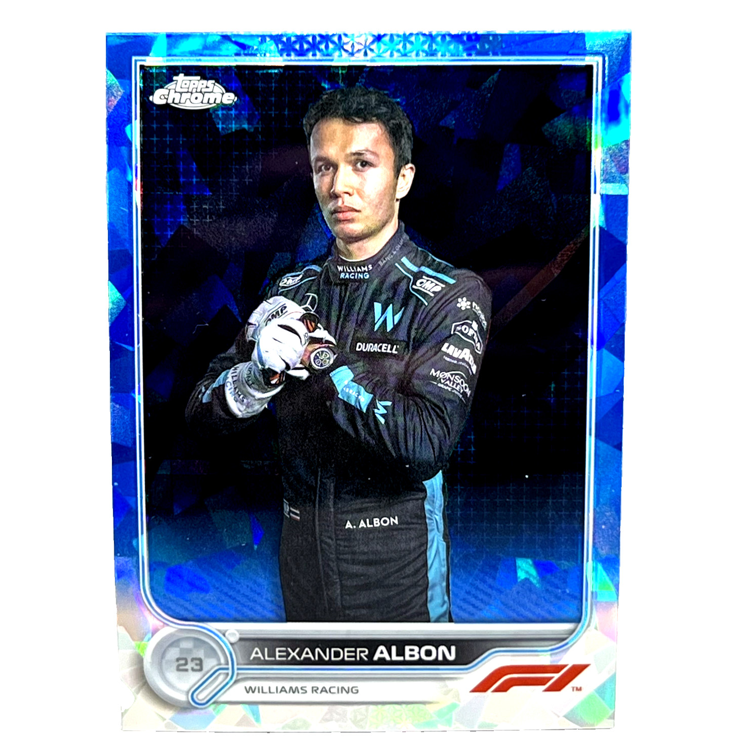 2022 Topps Chrome Sapphire Edition Formula 1 F1 Racers Alexander Albon #54