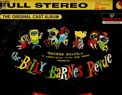 ''THE BILLY BARNES REVUE'' ORIGINAL CAST RECORDING LP 0000 decca sealed