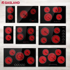 GASLAND 12/24/30 in. Ceramic Cooktop Knob/Touch Control Electric Built-in Stove