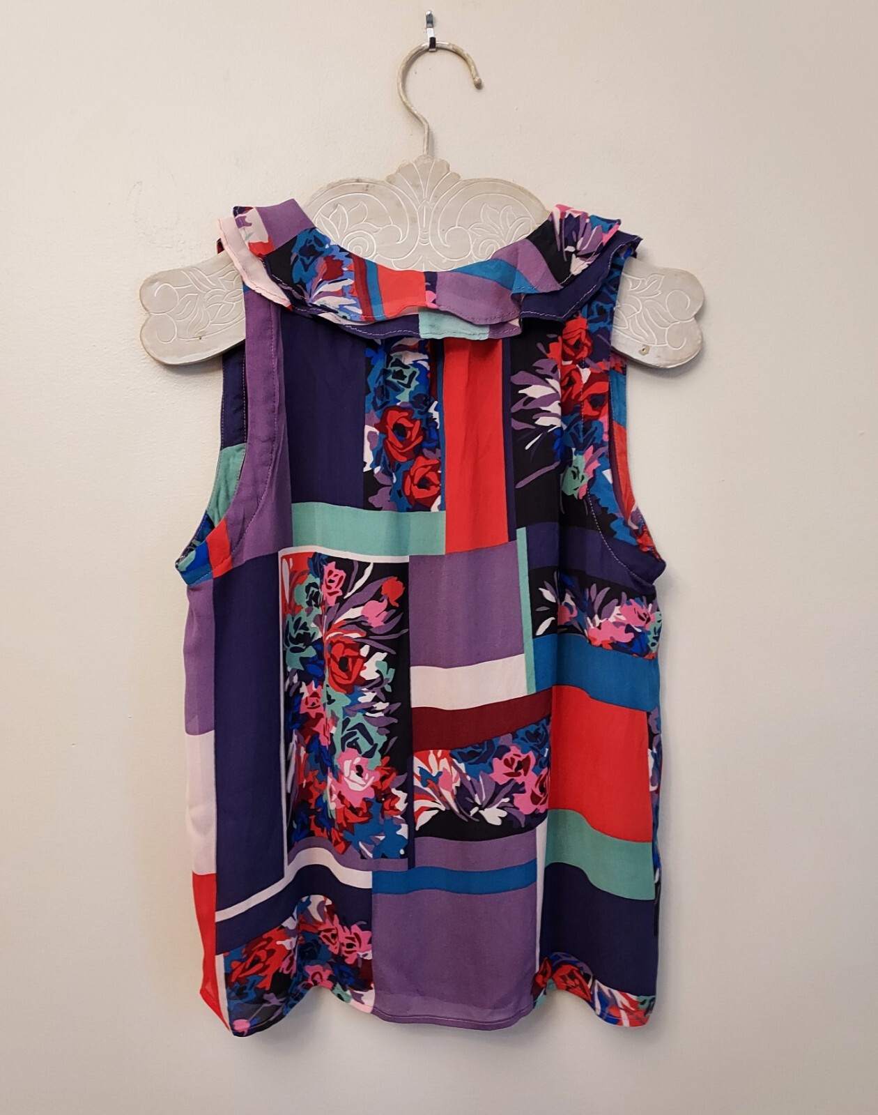 Anthropologie Medium Anderson Patchwork Floral Fl… - image 8