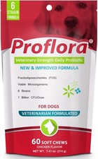 Proflora Probiotic Soft Chews for Dogs 60 Count 