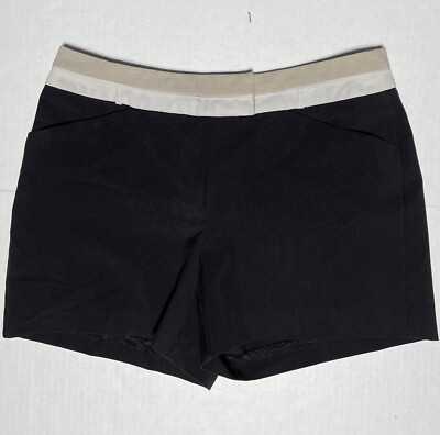 Worthington Black Dress Shorts Womens size 6 (29waist) | eBay