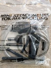 9Pcs/set Mini Micro Vacuum Attachment Kit For Small Spaces Cleaning Computer Car