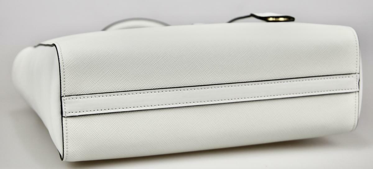 AUTH LUXURY PRADA SAFFIANO SHOULDER BAG HANDBAG 1BA189 WHITE AUTH LUXURY PRADA SAFFIANO SHOULDER BAG HANDBAG 1BA189 WHITE