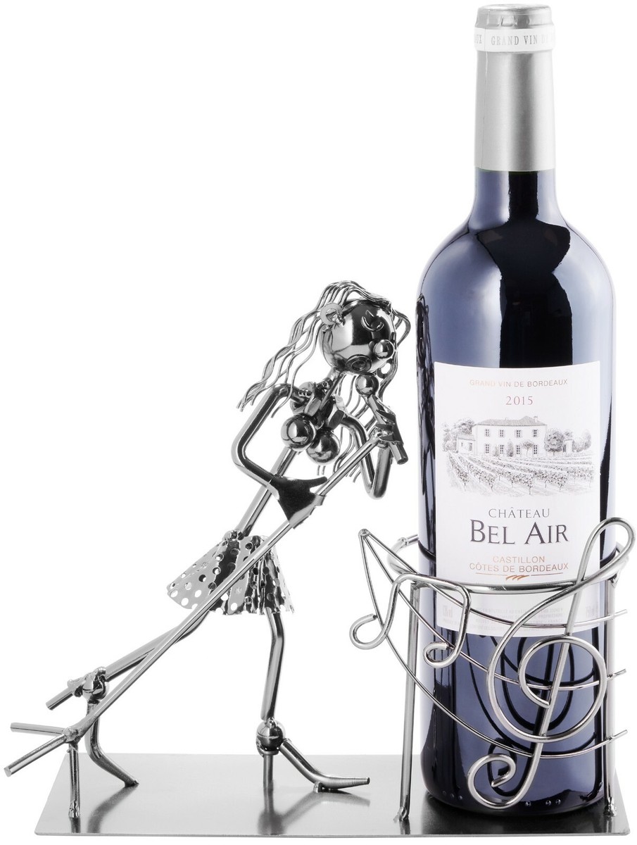 Décoration Métal BRUBAKER Porte-Bouteille De Vin Décoratif Couple En Avion - Sculpture Métal Idée Cadeau Originale Idée Cadeau Original Vin Décoration Métal BRUBAKER Porte-Bouteille De Vin Décoratif Couple En Avion - Sculpture Métal Idée Cadeau Originale Idée Cadeau Original Vin