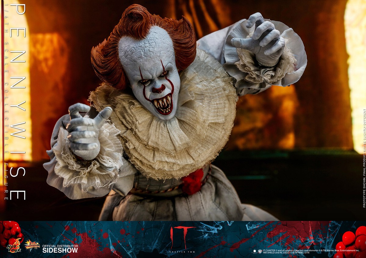 MMS555 ホットトイズ ペニーワイズ pennywise 1/6フィギュア Hot Toys MMS555 It Chapter Two Pennywise 1/6 Scale