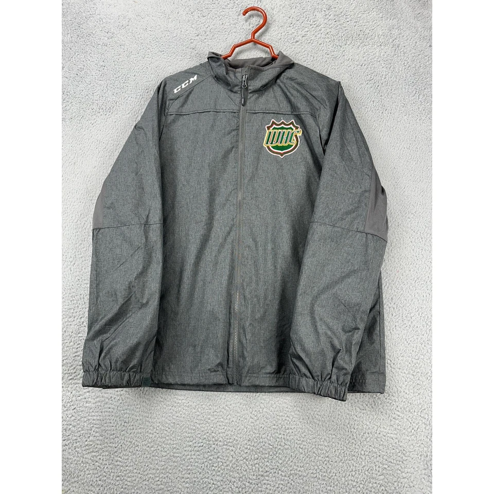 Куртка мужская Wayne Hockey Club WHC большая тактическая классная серая на молнии разминка CCM 88 - Изображение 4 из 4
