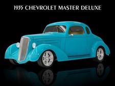 1935 Chevrolet Master Deluxe New Metal Sign 9x12 Ships Free