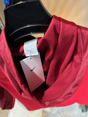 NEW Nike Boy's Red/Maroon Therma-Fit JDI Training Hoodie Sweater Pullovers #468 - Picture 4 of 4