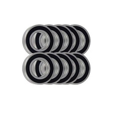 Pack of 10 6303 2RS 63032RS Rubber Sealed WM1/MSB Brand Bearing 17x47x14mm