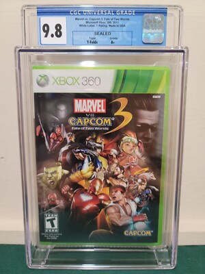 NEW GRADED CGC 9.8 A+ Marvel v Capcom 3: Fate of Two Worlds (Microsoft Xbox 360)