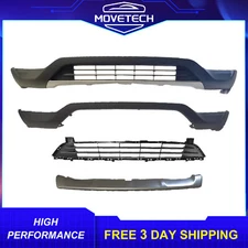 3 Pcs Front  Lower Bumper Set For 2019-2024 Ford Edge SE SEL Plus Titanium