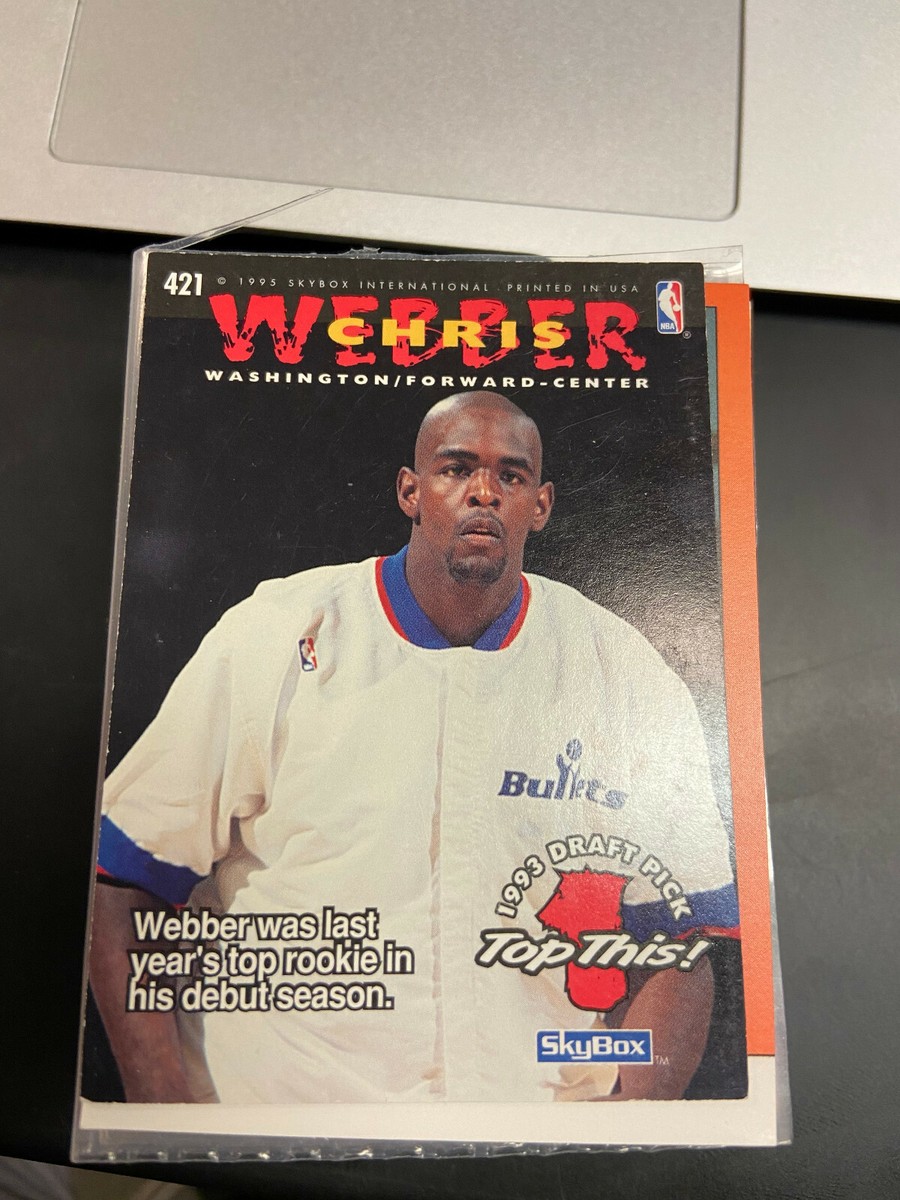 94-95 Skybox NBA Hoops Top This Glenn Robinson Chris Webber Card