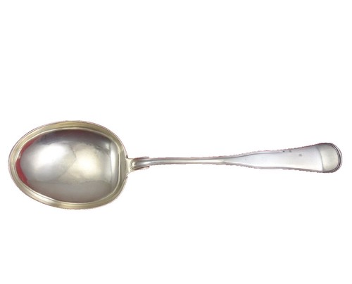 Old Rose by Fessenden Sterling Silver Ice Spoon Goldwashed 7 1/4