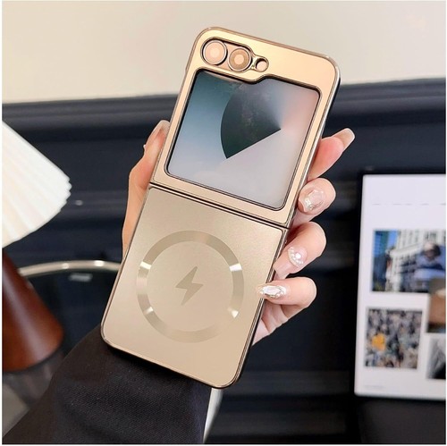 Electroplated Frosted Magnetic Case Cover for Samsung Z Flip 7/6/5/4/3 - Zdjęcie 4 z 14