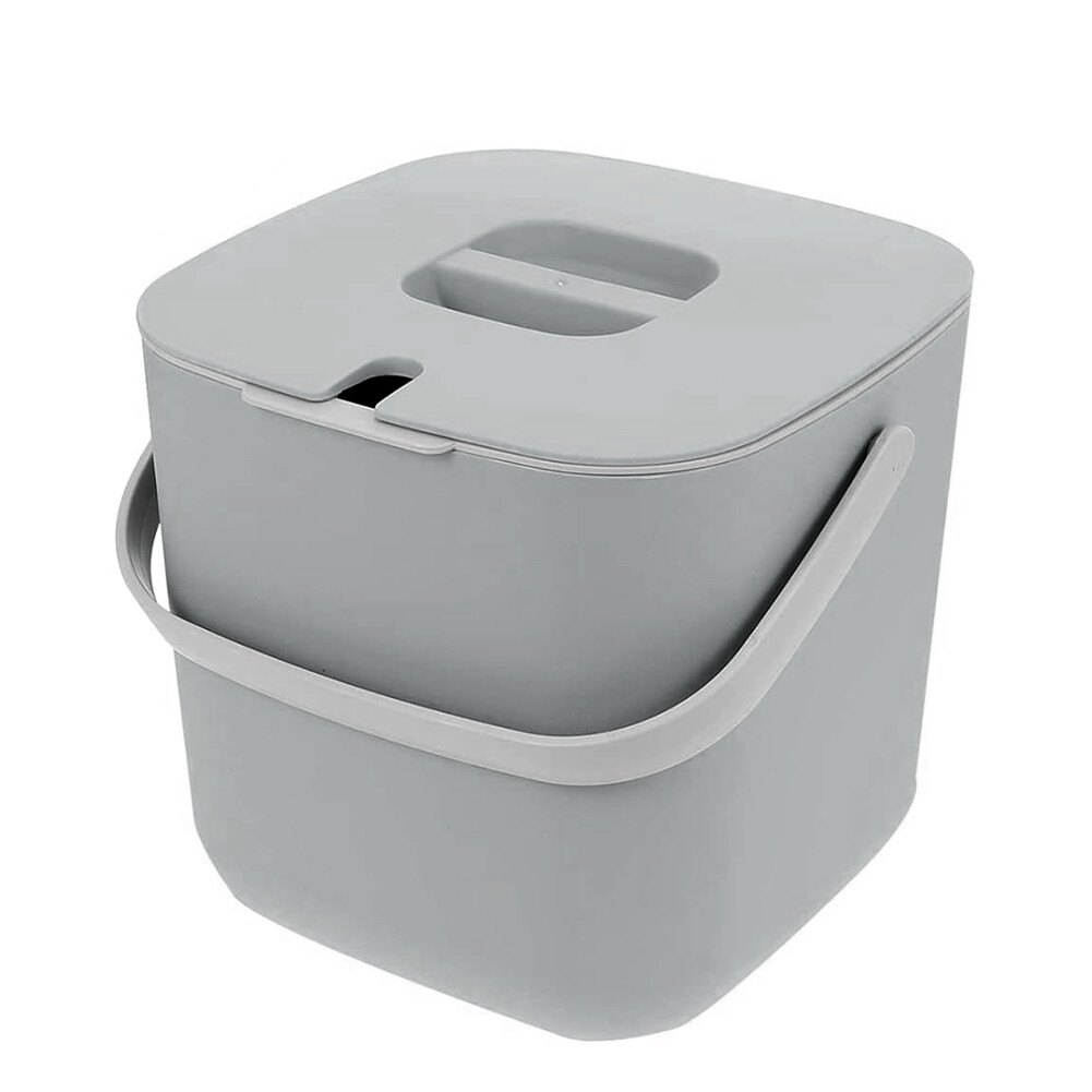 Komposteimer 7L Mülleimer mit Innensieb Abfallbehälter für die Küche mit Deckel