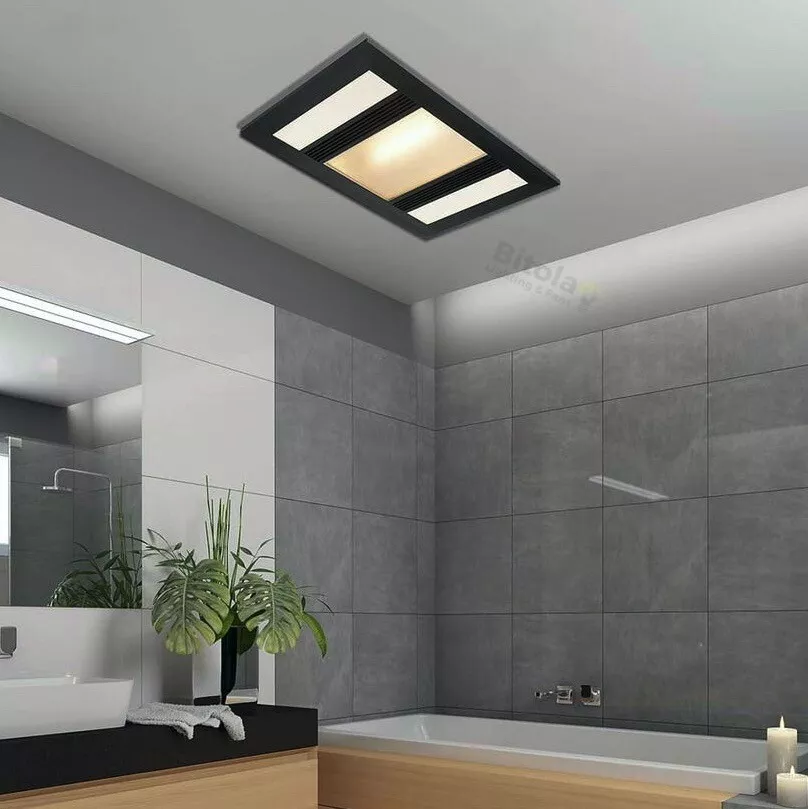 Bathroom heater vent deals light